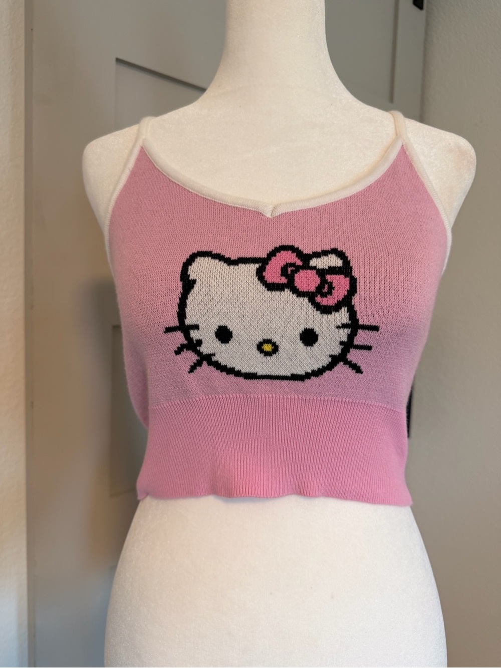 Hello Kitty Knit Crop Tank - Picture 3 of 7